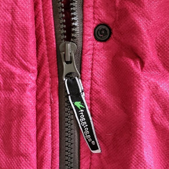 FROGG TOGGS Kids' Classic Pro Action Waterproof Rain Jacket Cherry Color M - Picture 10 of 16